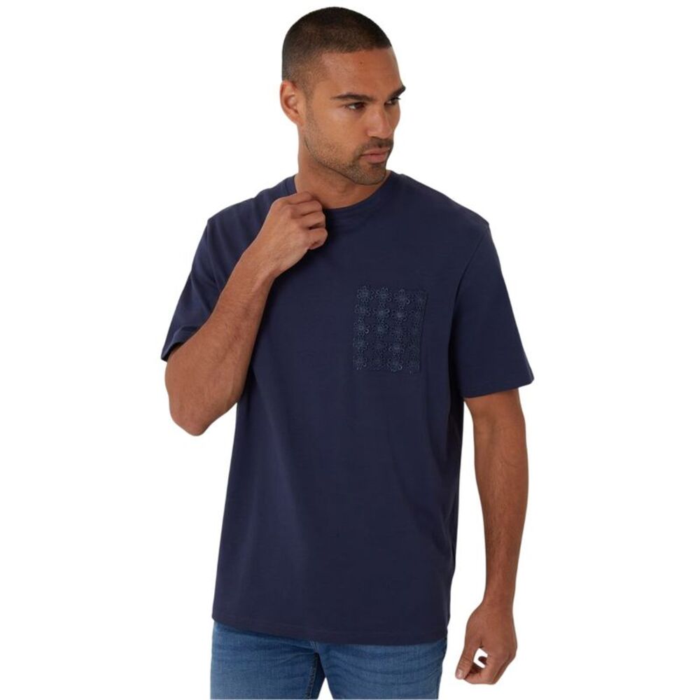 Threadbare Mens Hyde T-Shirt / Navy